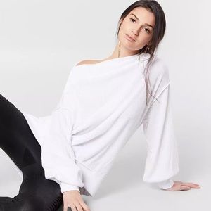 Free People - Main Squeeze Hacci Sweater in White, Size XS (runs big)